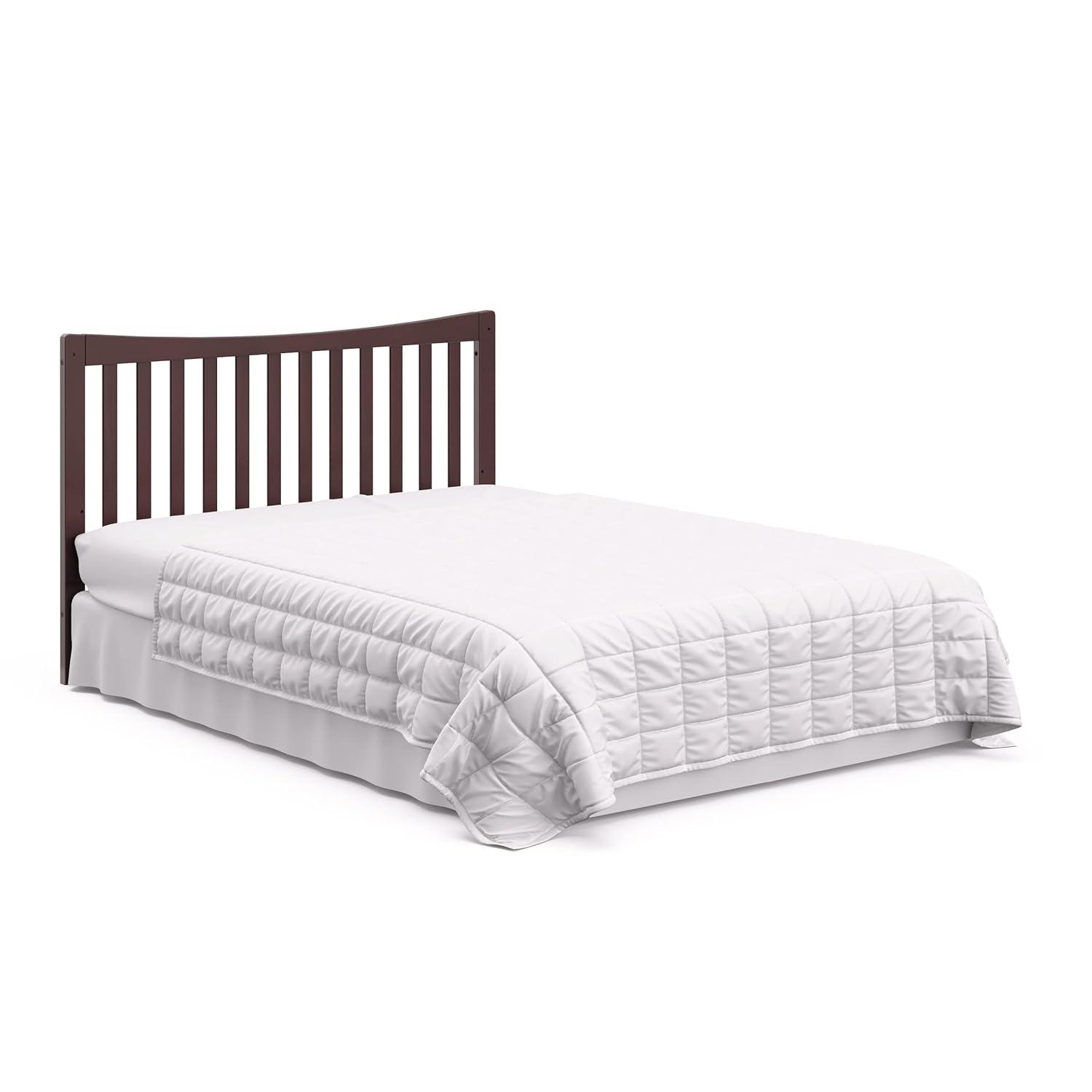 imageGRACO REMI Convertible Crib ampamp Changer with Premium Foam Crib and Toddler Mattress Espresso