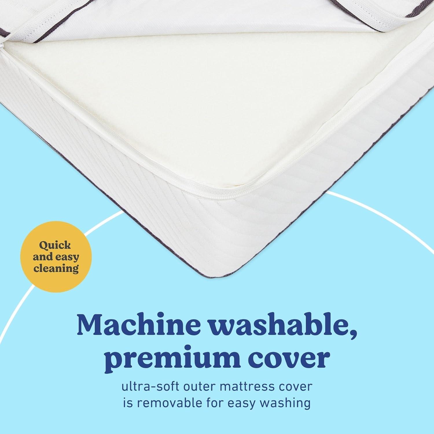 imageGraco 6Inch DualComfort Crib ampamp Toddler Mattress GREENGUARD Gold CertiPURUS Certified Foam Machine Washable Cover with 100 Waterproof Surface Fits Standard Full Size Baby Crib and Toddler BedMattress