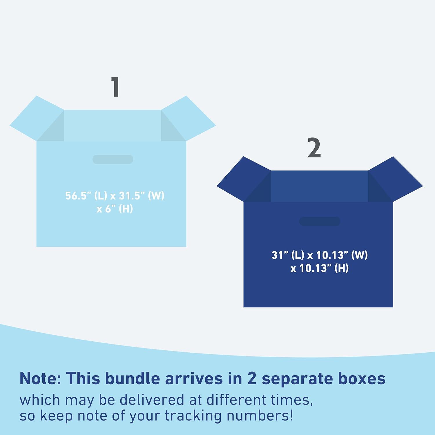 imageGraco Benton 5 in 1 Convertible Crib GREENGUARD Gold Certified with Premium Foam Crib and Toddler Mattress Included Pebble Gray Converts from Baby Crib to Toddler Bed Daybed and FullSize BedWhite