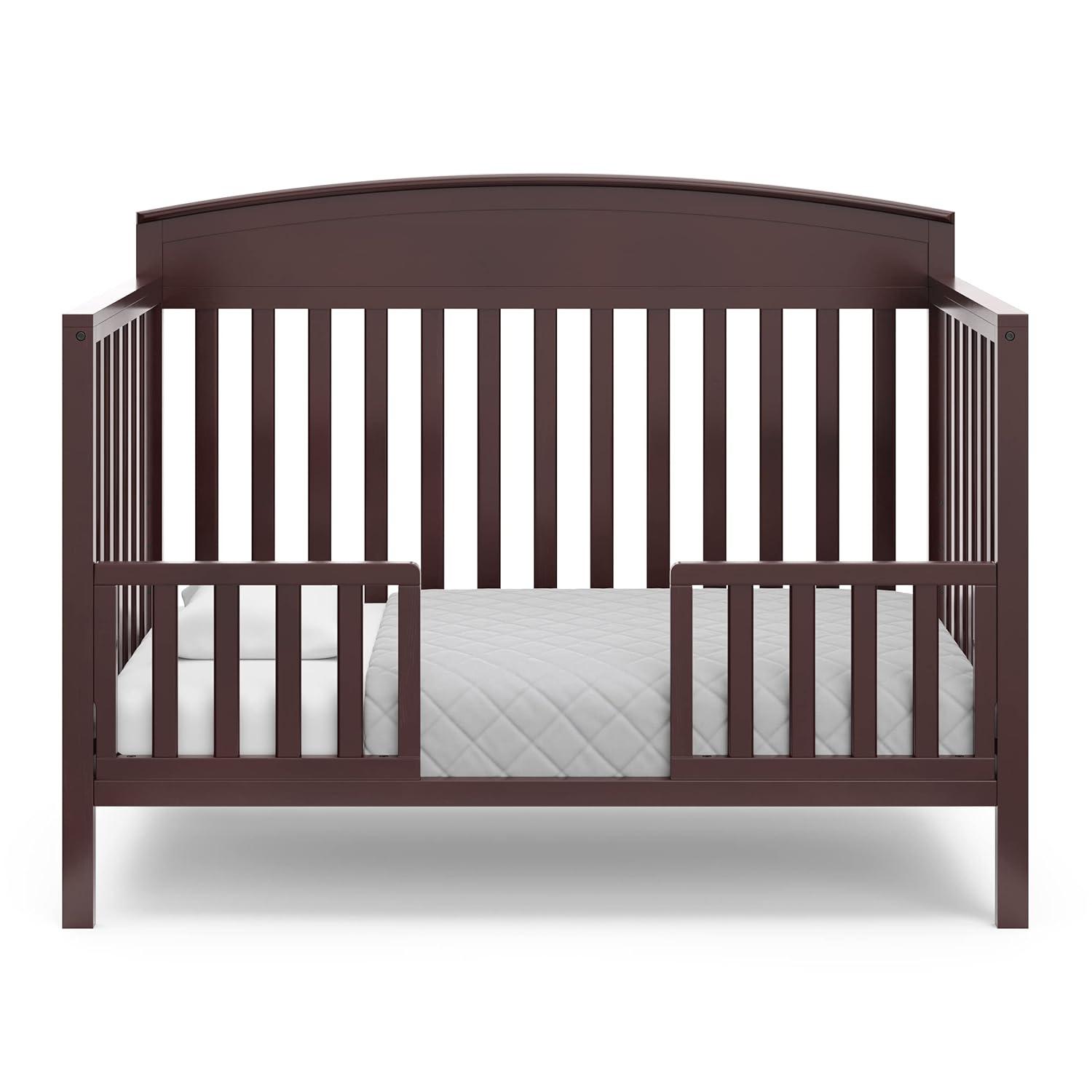 imageGraco Benton 5in1 Convertible Crib White GREENGUARD Gold Certified Converts from Baby Crib to Toddler Bed Daybed and FullSize Bed Fits Standard FullSize Crib MattressEspresso