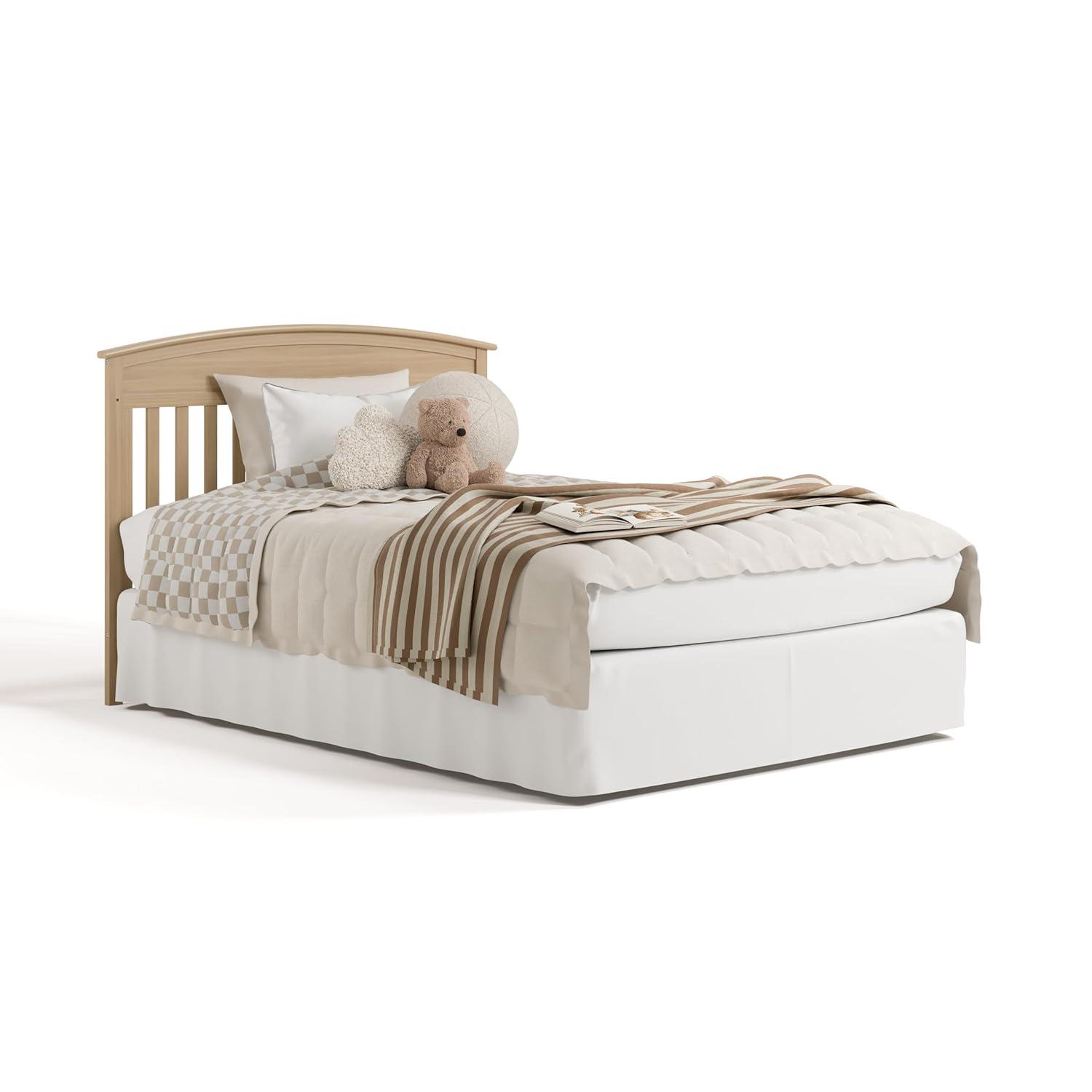 imageGraco Benton 5in1 Convertible Crib White GREENGUARD Gold Certified Converts from Baby Crib to Toddler Bed Daybed and FullSize Bed Fits Standard FullSize Crib MattressDriftwood