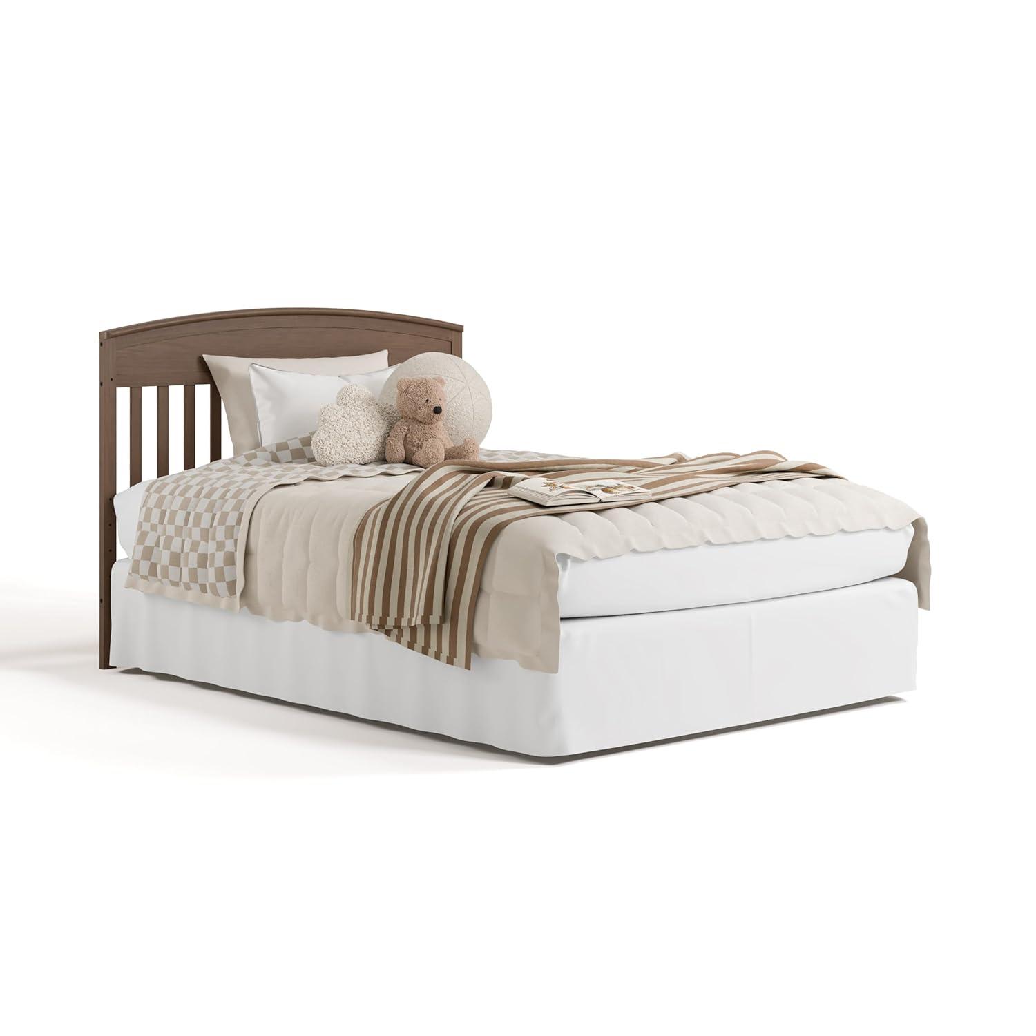 imageGraco Benton 5in1 Convertible Crib White GREENGUARD Gold Certified Converts from Baby Crib to Toddler Bed Daybed and FullSize Bed Fits Standard FullSize Crib MattressHazelnut