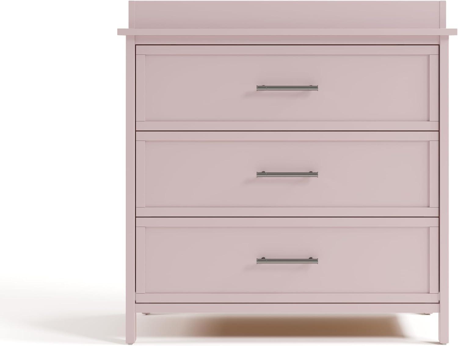 imageGraco Classic 3 Drawer Changing Table Dresser Blush GREENGUARD Gold Certified Baby Dresser with Changing Table Top Includes Interlocking Drawer SystemBlush