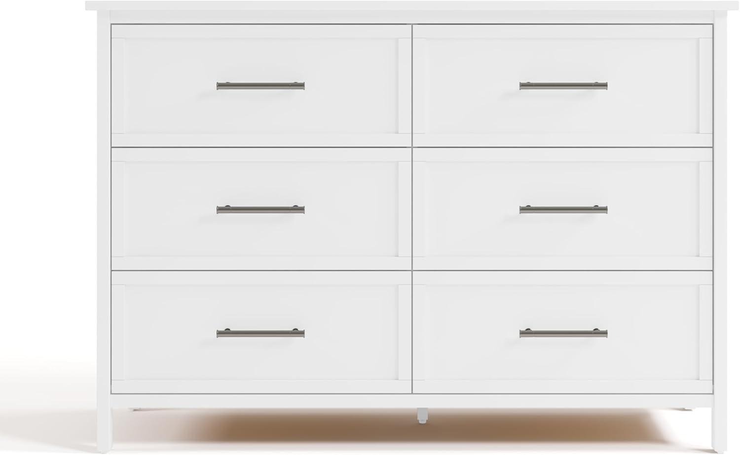 imageGraco Classic 3 Drawer Changing Table Dresser Blush GREENGUARD Gold Certified Baby Dresser with Changing Table Top Includes Interlocking Drawer SystemWhite