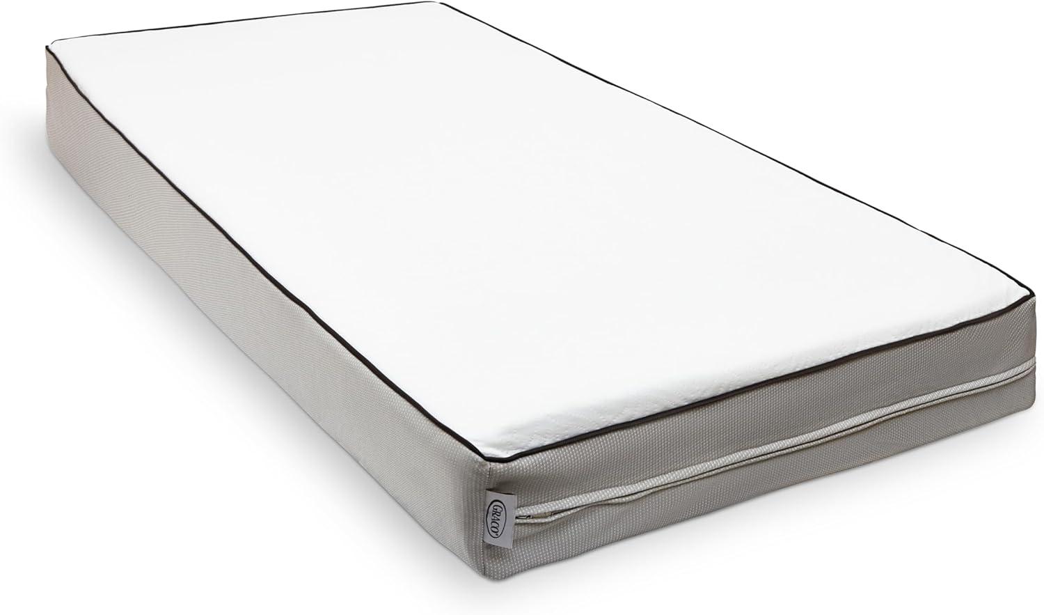 imageGraco Essentials 6Inch Mesh Crib ampamp Toddler Mattress GREENGUARD Gold Certified Mattress for Baby Cribs ampamp Toddler Beds with Soft Mesh MachineWashable WaterResistant Cover Made in The USA6Inch