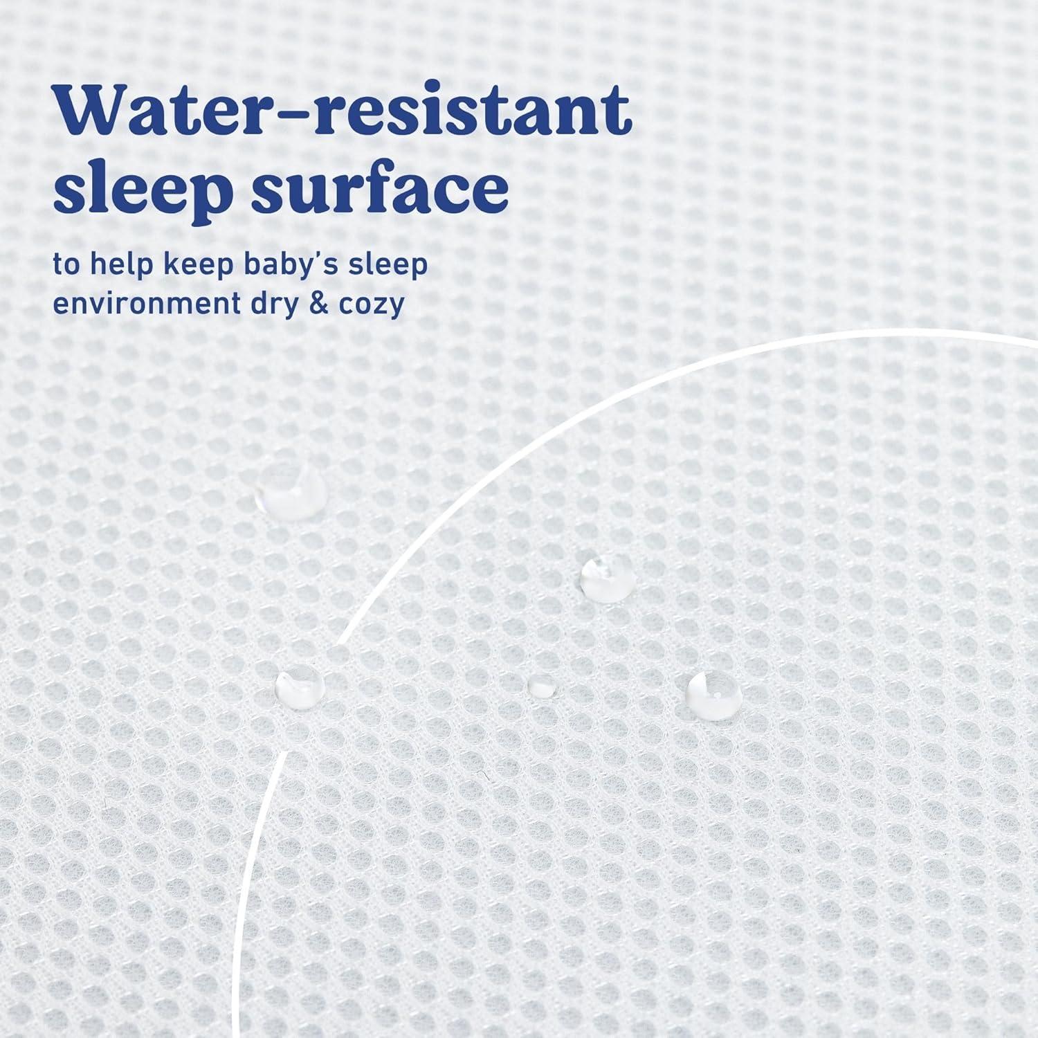 imageGraco Essentials 6Inch Mesh Crib ampamp Toddler Mattress GREENGUARD Gold Certified Mattress for Baby Cribs ampamp Toddler Beds with Soft Mesh MachineWashable WaterResistant Cover Made in The USA6Inch