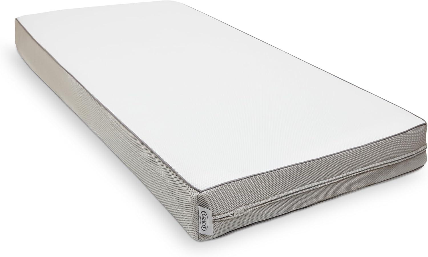 imageGraco Essentials 6Inch Mesh Crib ampamp Toddler Mattress GREENGUARD Gold Certified Mattress for Baby Cribs ampamp Toddler Beds with Soft Mesh MachineWashable WaterResistant Cover Made in The USA6Inch