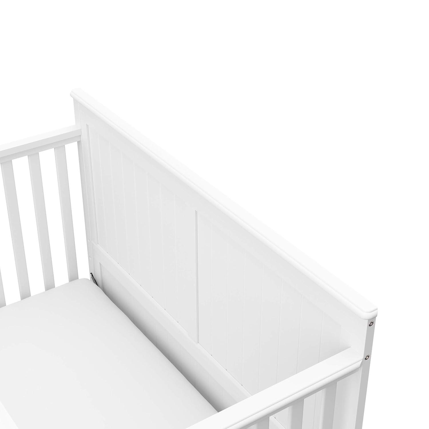 imageGraco Hadley 5in1 Convertible Crib with Drawer White GREENGUARD Gold Certified Crib with Drawer Combo FullSize Nursery Storage Drawer Converts to Toddler Bed DaybedWhite