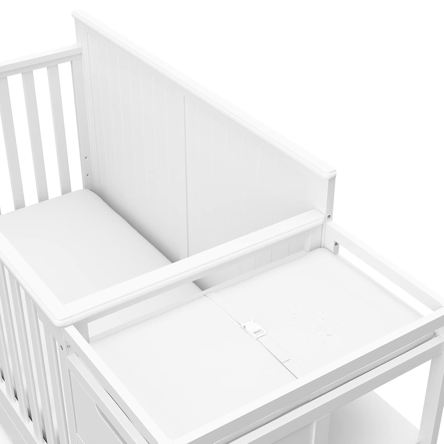 imageGraco Hadley 5in1 Convertible Crib with Drawer White GREENGUARD Gold Certified Crib with Drawer Combo FullSize Nursery Storage Drawer Converts to Toddler Bed DaybedWhite
