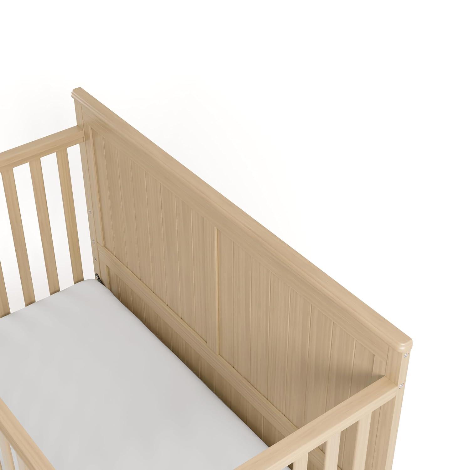 imageGraco Hadley 5in1 Convertible Crib with Drawer White GREENGUARD Gold Certified Crib with Drawer Combo FullSize Nursery Storage Drawer Converts to Toddler Bed DaybedDriftwood