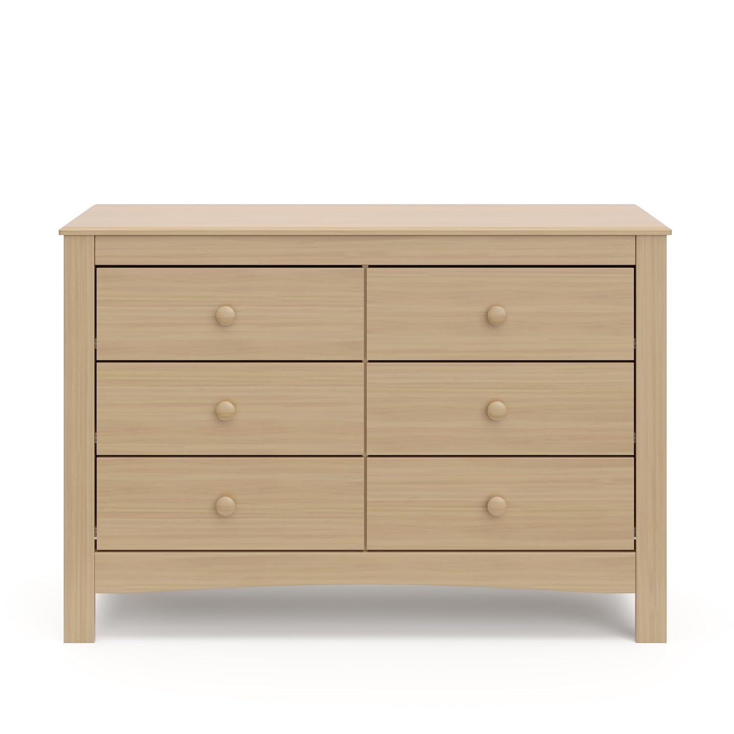 imageGraco Noah 3 Drawer Changing Table Dresser White GREENGUARD Gold Certified Baby Dresser with Changing Table Top Includes Interlocking Drawer SystemDriftwood
