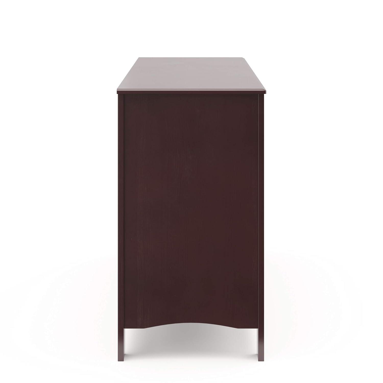 imageGraco Noah 3 Drawer Changing Table Dresser White GREENGUARD Gold Certified Baby Dresser with Changing Table Top Includes Interlocking Drawer SystemEspresso