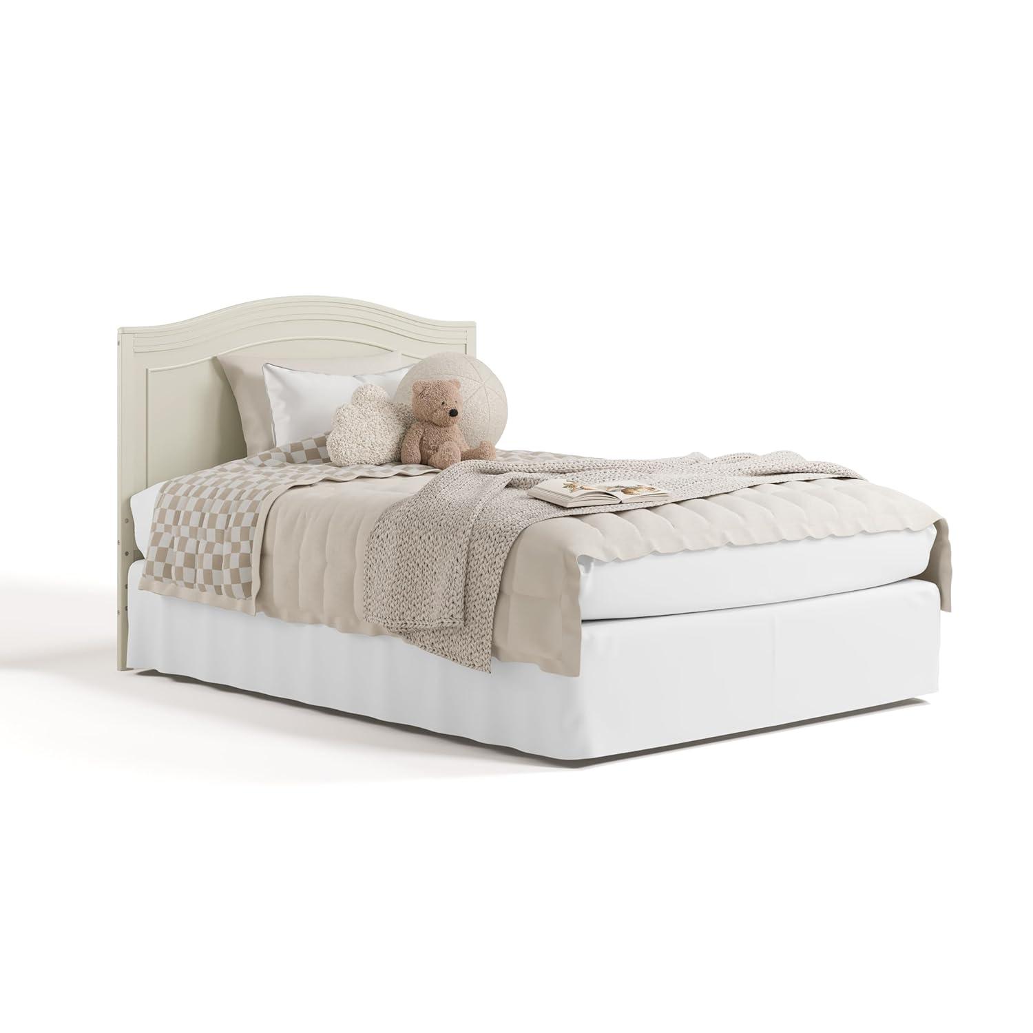 imageGraco Paris 4in1 Convertible Crib White GREENGUARD Gold Certified Converts to Toddler Bed and Daybed Fits Standard FullSize Crib Mattress Adjustable Mattress Support BaseFrosted Oat