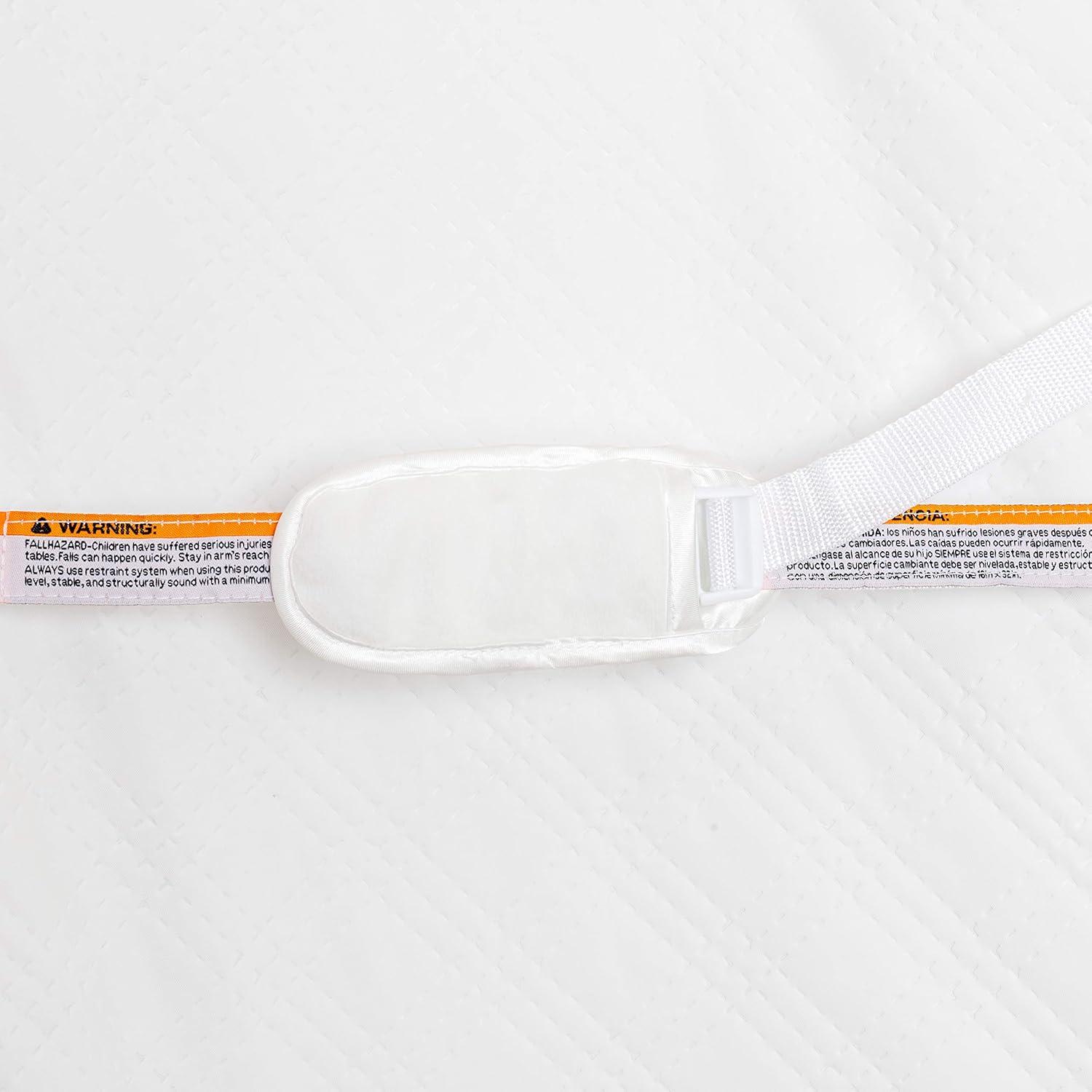 imageGraco Premium Contoured Changing Pad GREENGUARD Gold Certified WaterResistant UltraSoft Buckle Cover Contoured Baby Changing Pad Fits Most StandardSize Changing Toppers NonSkid BottomChanging Pad