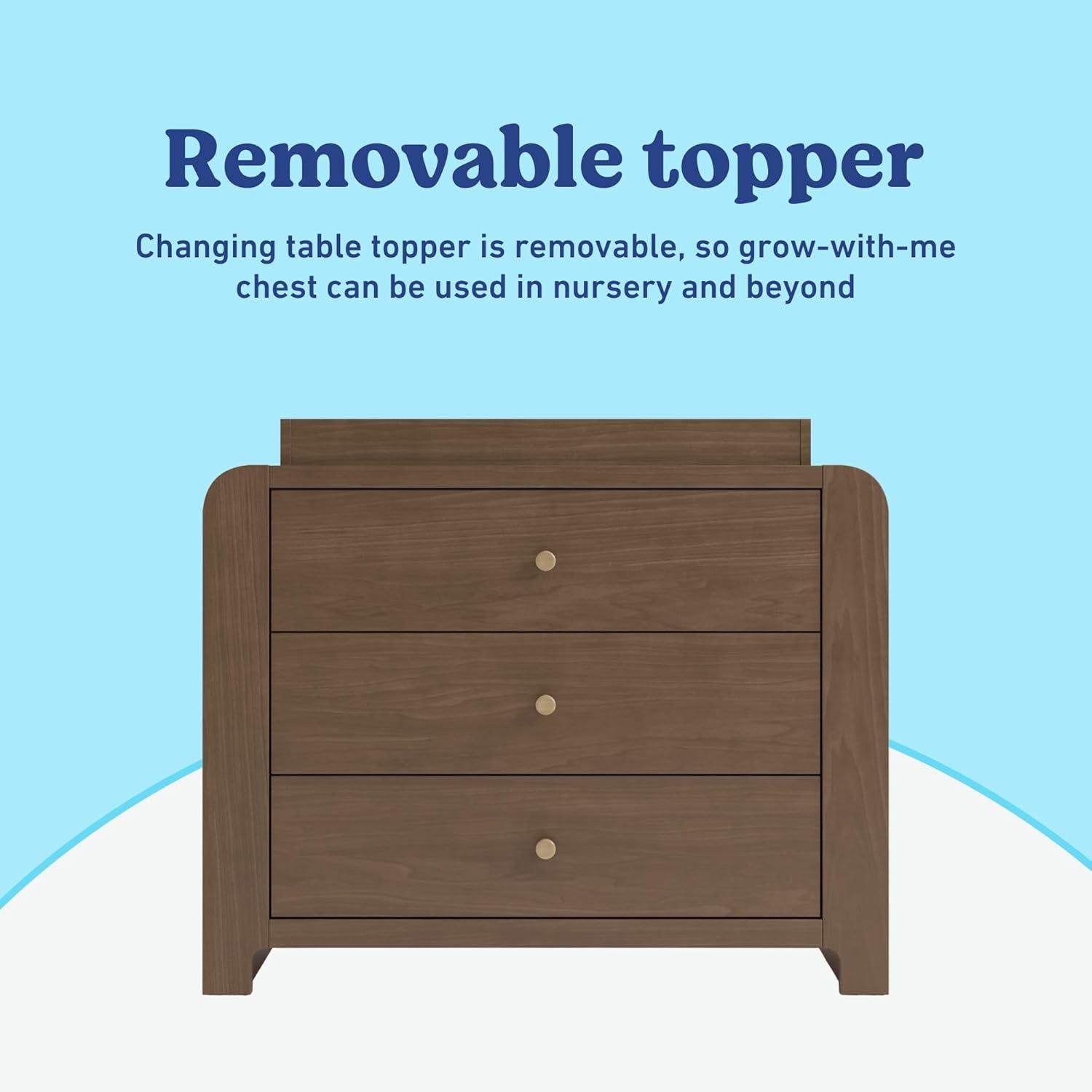 imageGraco ReadwithMe 6 Drawer Dresser with Bookshelves White with Driftwood GREENGUARD Gold Certified Storage for Baby and Kids Room Interlocking Drawer SystemHazelnut With Driftwood