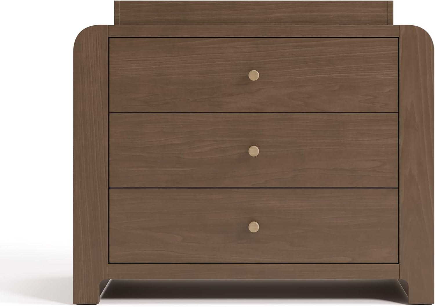 imageGraco ReadwithMe 6 Drawer Dresser with Bookshelves White with Driftwood GREENGUARD Gold Certified Storage for Baby and Kids Room Interlocking Drawer SystemHazelnut With Driftwood