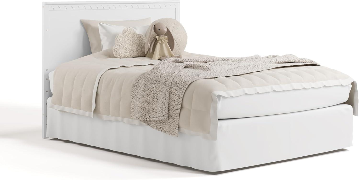 imageGraco Sasha 5in1 Convertible Crib with Drawer White GREENGUARD Gold Certified Wood Crib Converts to Toddler Bed Daybed FullSize Bed Stylish Classic DesignWhite