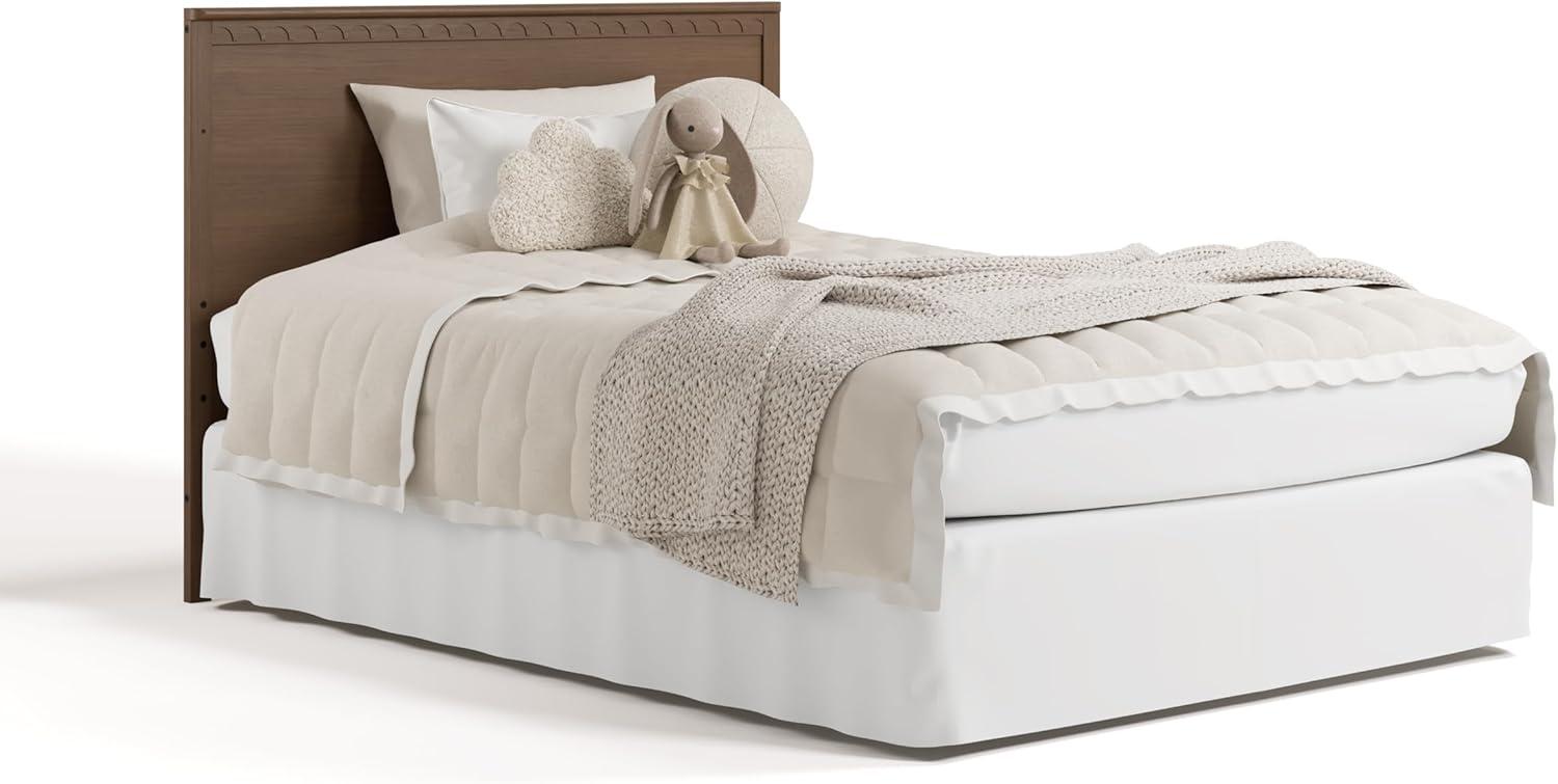 imageGraco Sasha 5in1 Convertible Crib with Drawer White GREENGUARD Gold Certified Wood Crib Converts to Toddler Bed Daybed FullSize Bed Stylish Classic DesignHazelnut