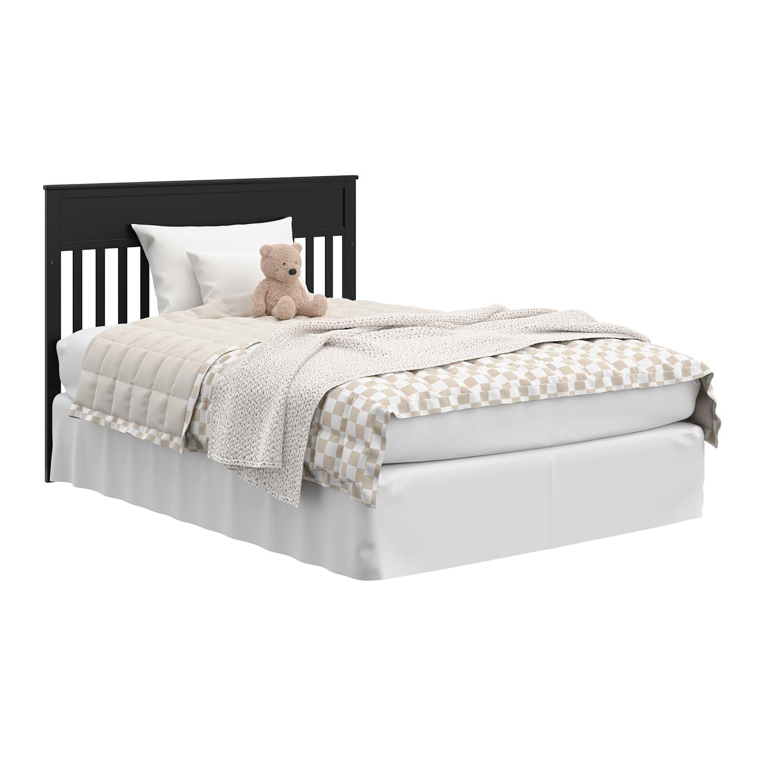 imageGraco Shiloh 5in1 Convertible Crib ampamp Changer with Drawer White GREENGUARD Gold Certified Baby Crib Crafted from Wood Converts to Toddler Bed Daybed and FullSize BedBlack