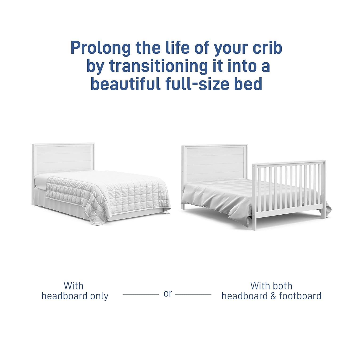imageGraco Storkcraft Crib and Mini Crib Conversion Kit Converts All Compatible Storkcraft 4in1 and 5in1 Convertible Cribs and Mini Cribs Box Spring Required for Use Not Included