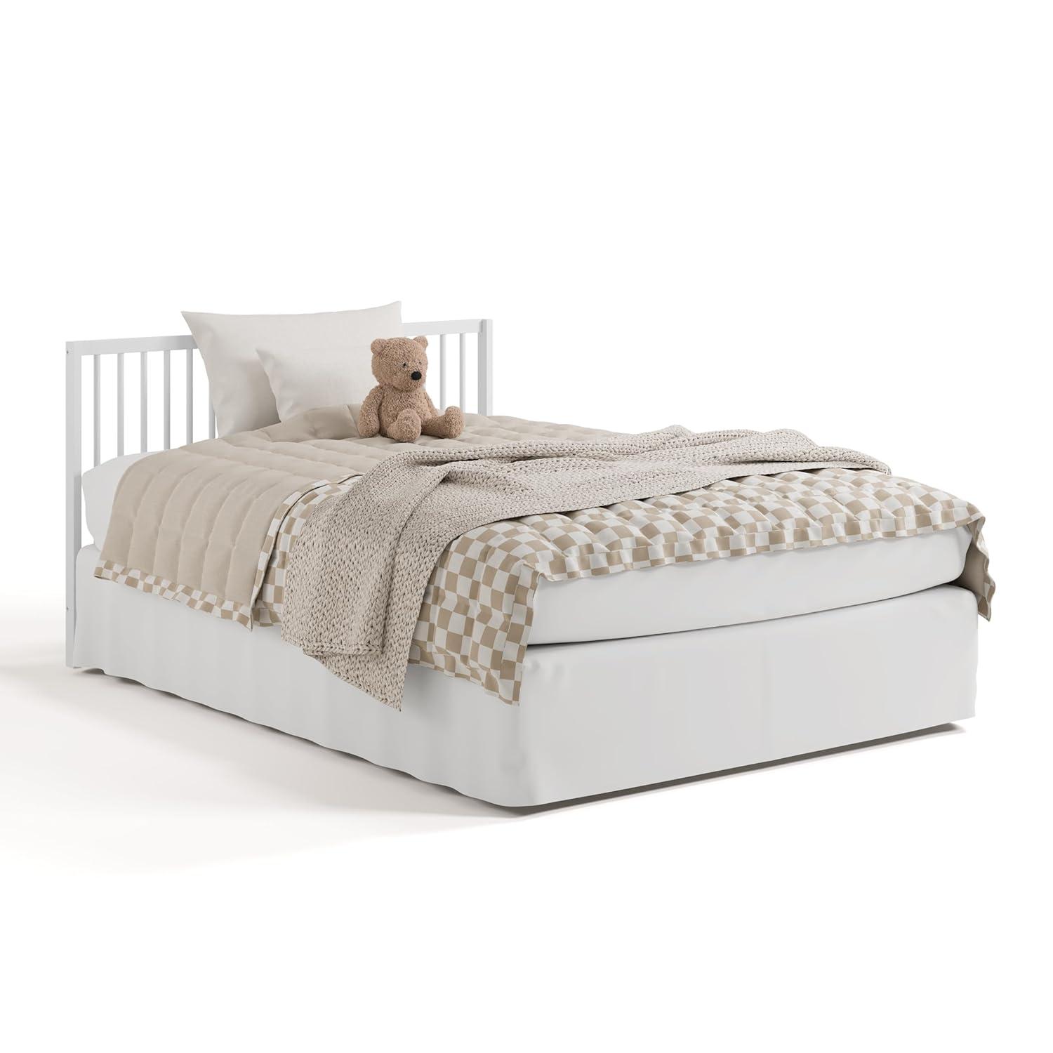 imageGraco Teddi 5in1 Convertible Crib ampamp Changer with Drawer Olive GREENGUARD Gold Certified Baby Crib Crafted from Wood Converts to Toddler Bed Daybed and FullSize BedWhite