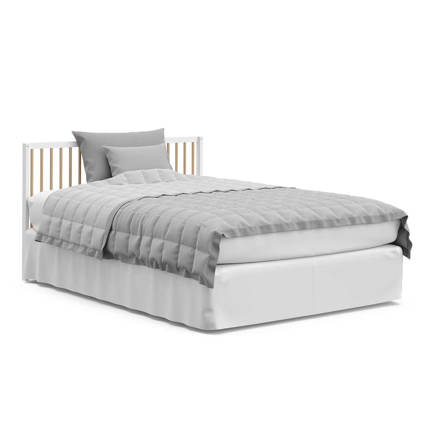 imageGraco Teddi 5in1 Convertible Crib ampamp Changer with Drawer Olive GREENGUARD Gold Certified Baby Crib Crafted from Wood Converts to Toddler Bed Daybed and FullSize BedWhiteDriftwood