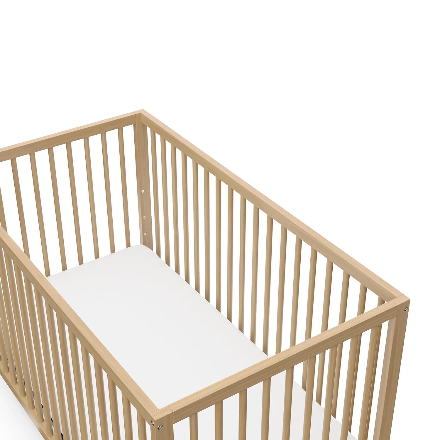imageGraco Teddi 5in1 Convertible Crib ampamp Changer with Drawer Olive GREENGUARD Gold Certified Baby Crib Crafted from Wood Converts to Toddler Bed Daybed and FullSize BedDriftwood