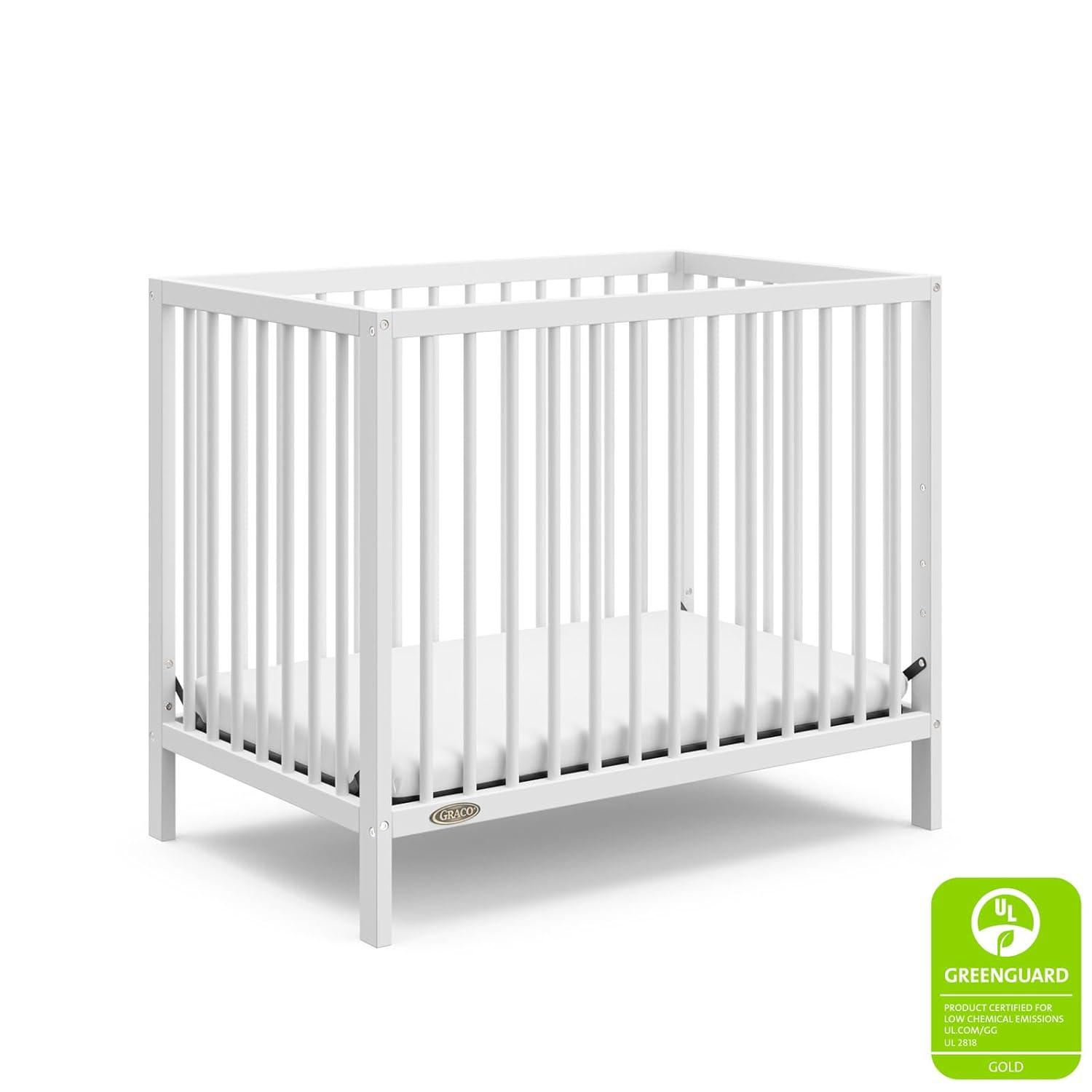 imageGraco Teddi 5in1 Convertible Crib ampamp Changer with Drawer Olive GREENGUARD Gold Certified Baby Crib Crafted from Wood Converts to Toddler Bed Daybed and FullSize BedWhite