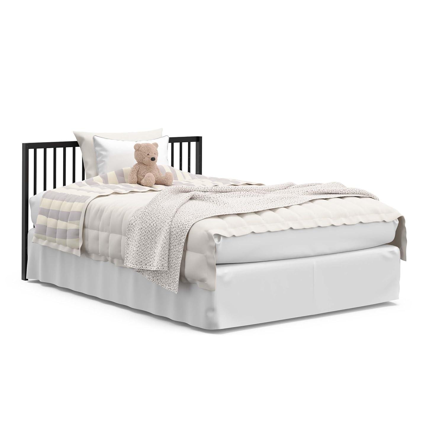 imageGraco Teddi 5in1 Convertible Crib ampamp Changer with Drawer Olive GREENGUARD Gold Certified Baby Crib Crafted from Wood Converts to Toddler Bed Daybed and FullSize BedBlack