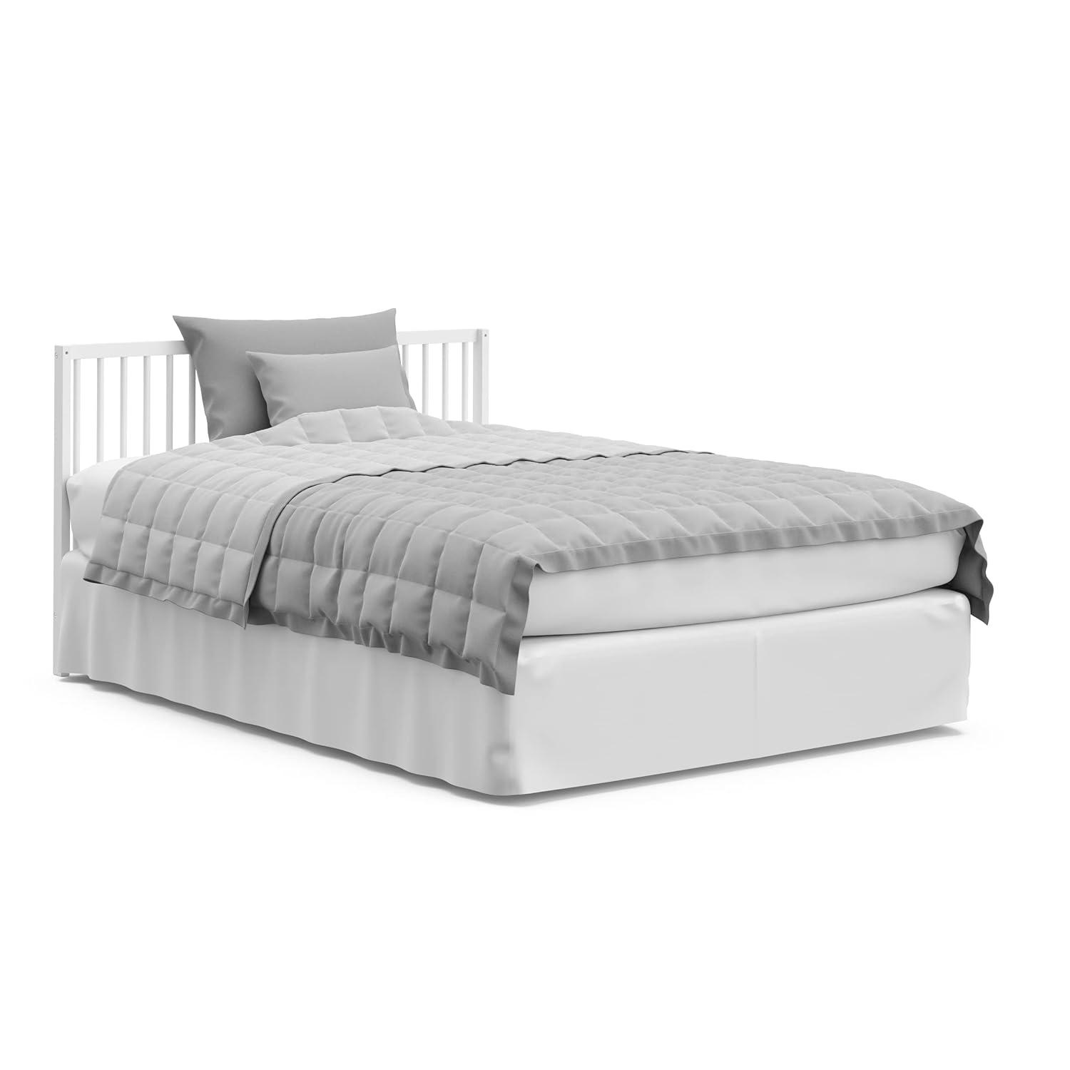 imageGraco Teddi 5in1 Convertible Crib ampamp Changer with Drawer Olive GREENGUARD Gold Certified Baby Crib Crafted from Wood Converts to Toddler Bed Daybed and FullSize BedWhite