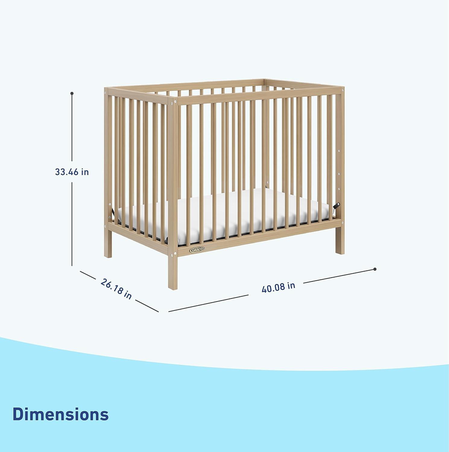 imageGraco Teddi 5in1 Convertible Crib ampamp Changer with Drawer Olive GREENGUARD Gold Certified Baby Crib Crafted from Wood Converts to Toddler Bed Daybed and FullSize BedDriftwood