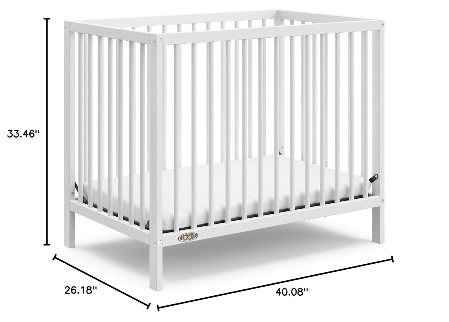 imageGraco Teddi 5in1 Convertible Crib ampamp Changer with Drawer Olive GREENGUARD Gold Certified Baby Crib Crafted from Wood Converts to Toddler Bed Daybed and FullSize BedWhite