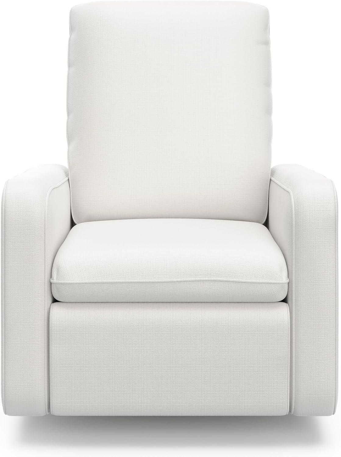 imageGraco Teddi Power Recliner Swivel Glider Ivory Boucle Electronic Power Recline USBA ampamp USBC Charger Premium Cushioning ampamp ComfortIvory Basketweave
