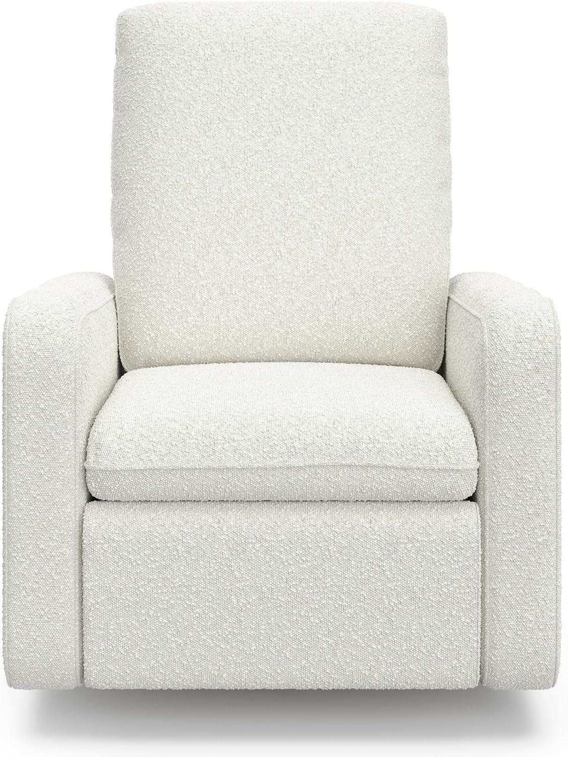 imageGraco Teddi Power Recliner Swivel Glider Ivory Boucle Electronic Power Recline USBA ampamp USBC Charger Premium Cushioning ampamp ComfortIvory Boucle