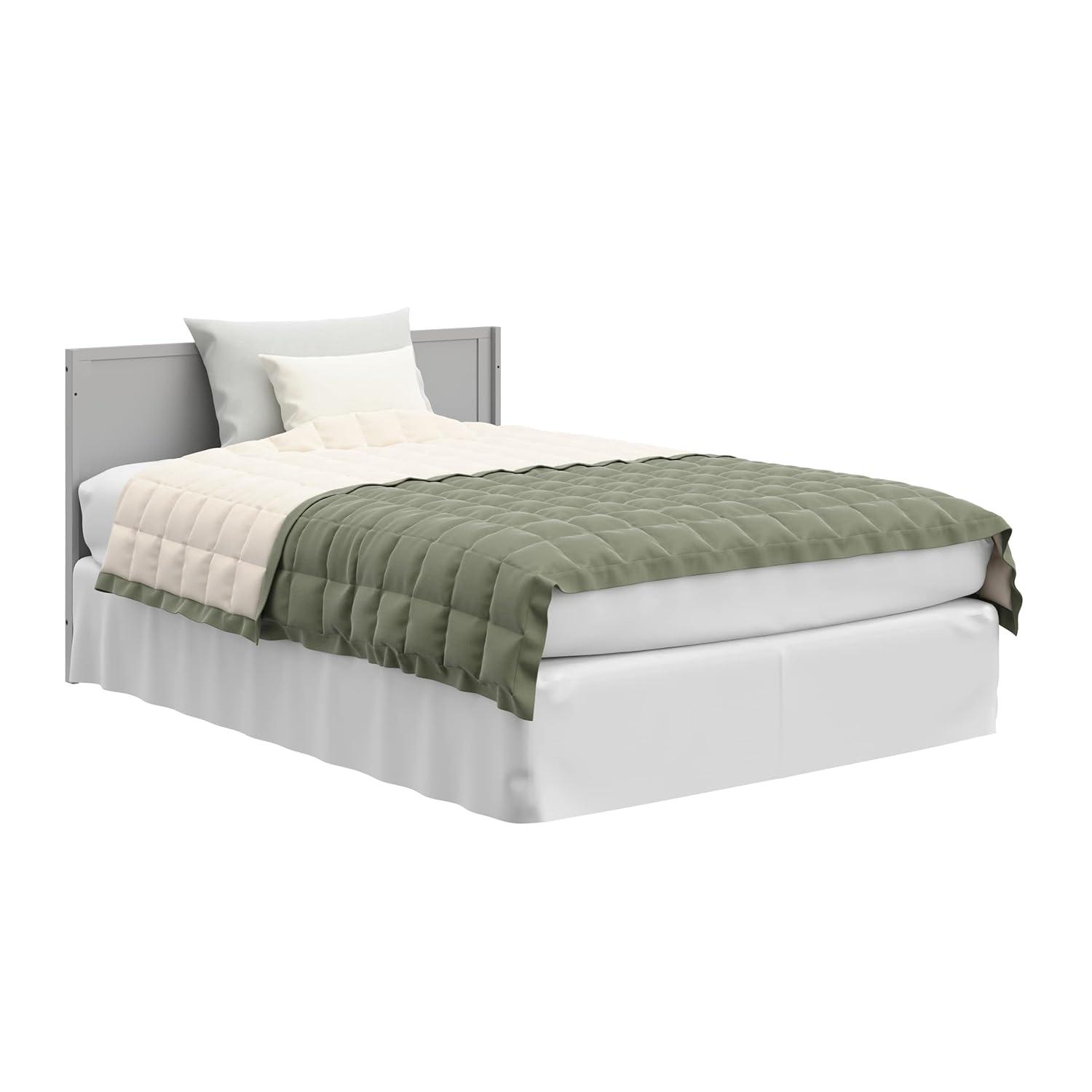 imageGraco Theo 3in1 Convertible Baby Crib White GREENGUARD Gold Certified Converts to Toddler Bed ampamp Daybed Fits Standard FullSize Baby Crib Mattress 4 Adjustable Mattress HeightsPebble Gray