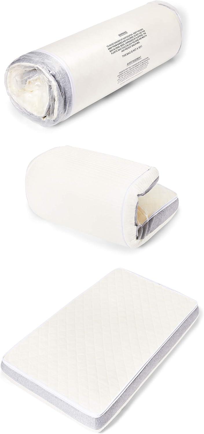 imageGraco Ultra 2in1 Premium Dual Sided Crib ampamp Toddler Mattress GREENGUARD Gold CertiPURUS Certified Foam Machine Washable Cover with 100 Waterproof Surface Fits Standard Crib ampamp Toddler BedsUltra