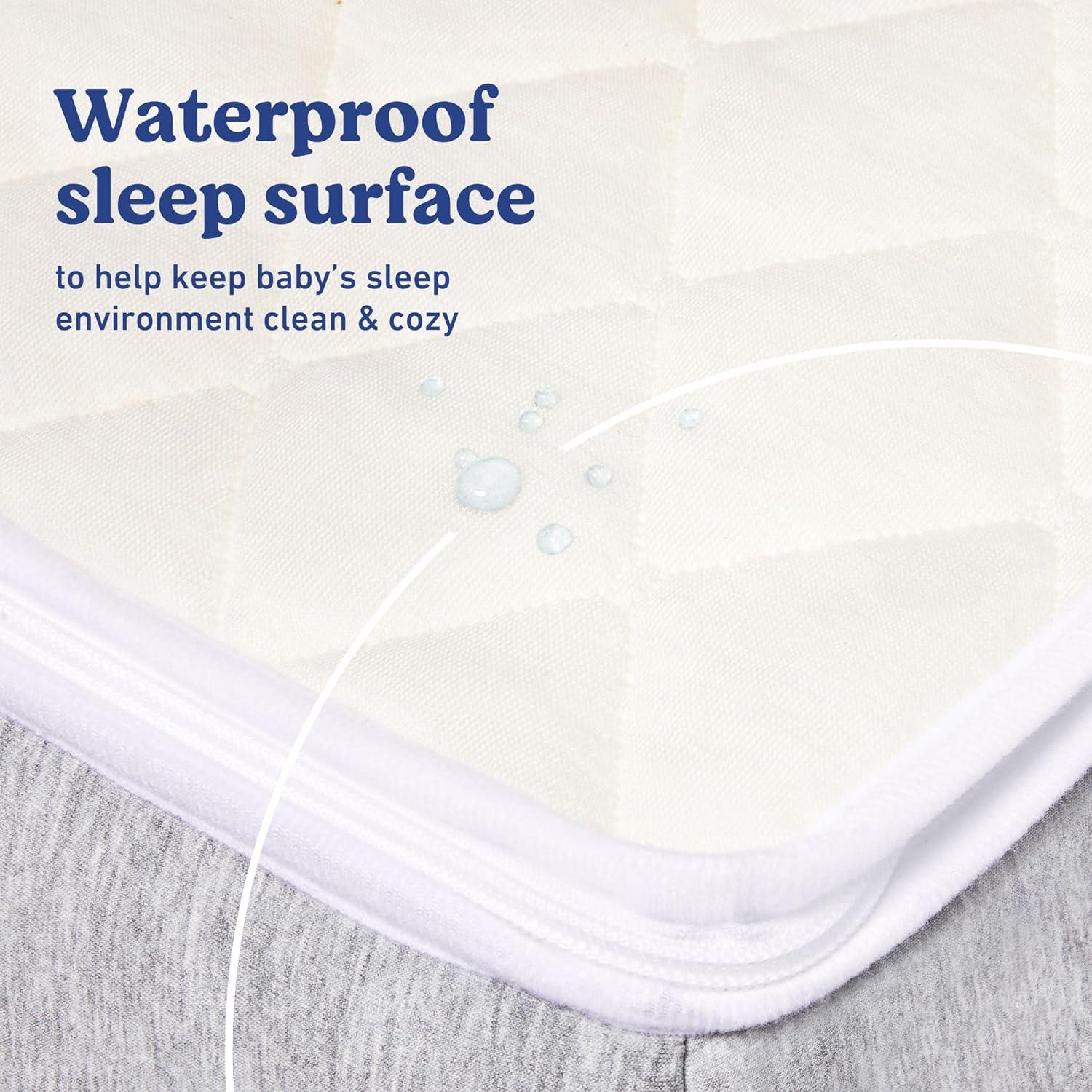 imageGraco Ultra 2in1 Premium Dual Sided Crib ampamp Toddler Mattress GREENGUARD Gold CertiPURUS Certified Foam Machine Washable Cover with 100 Waterproof Surface Fits Standard Crib ampamp Toddler BedsUltra