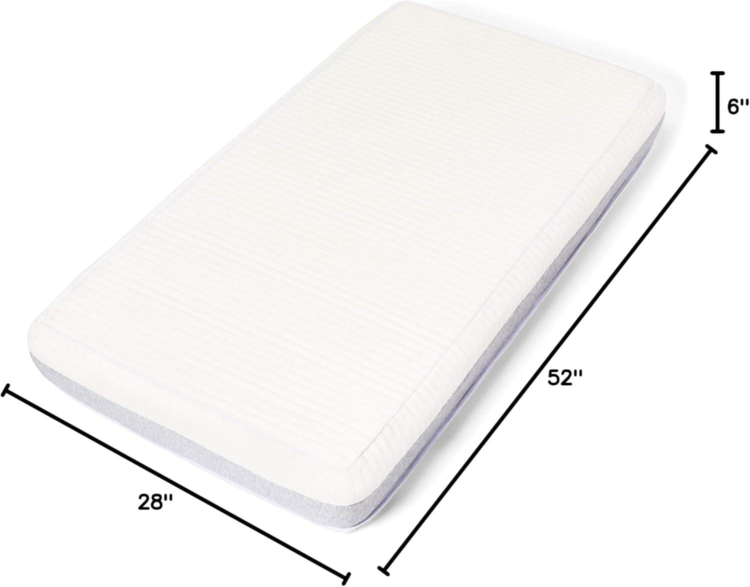 imageGraco Ultra 2in1 Premium Dual Sided Crib ampamp Toddler Mattress GREENGUARD Gold CertiPURUS Certified Foam Machine Washable Cover with 100 Waterproof Surface Fits Standard Crib ampamp Toddler BedsMattress and Protector 1PK