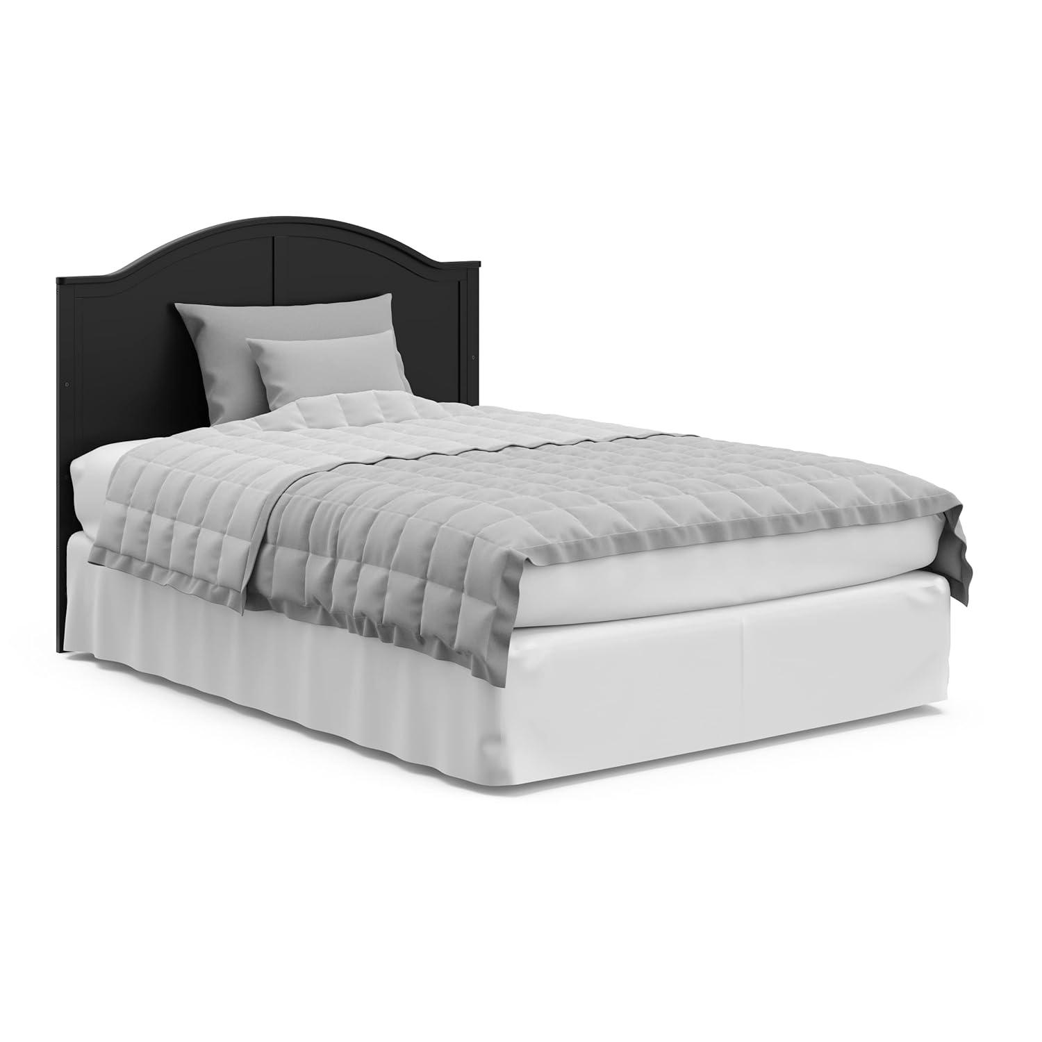 imageGraco Wilfred 5in1 Convertible Crib Black GREENGUARD Gold Certified Converts to Toddler Bed and FullSize Bed Fits Standard FullSize Crib Mattress Adjustable Mattress Support BaseBlack