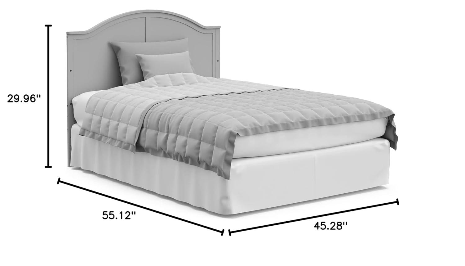 imageGraco Wilfred 5in1 Convertible Crib Black GREENGUARD Gold Certified Converts to Toddler Bed and FullSize Bed Fits Standard FullSize Crib Mattress Adjustable Mattress Support BasePebble Gray