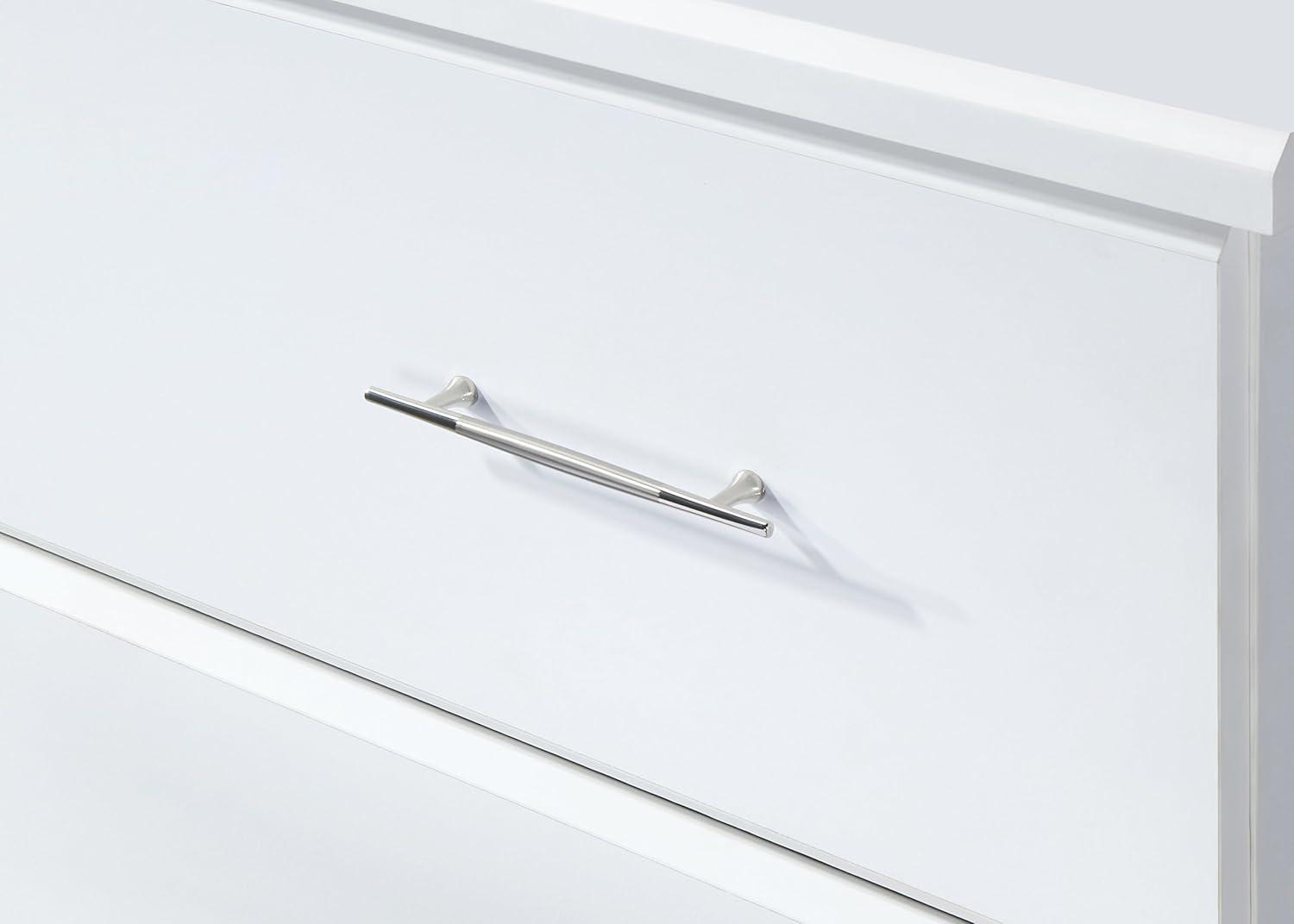 imageStorkcraft Brookside 6Drawer Dresser White GREENGUARD Gold Certified White Dresser for Bedroom Kids ampamp Nursery Storage Chest Safety Interlocking Drawers PreInstalled Tracks Kids ChestWhite