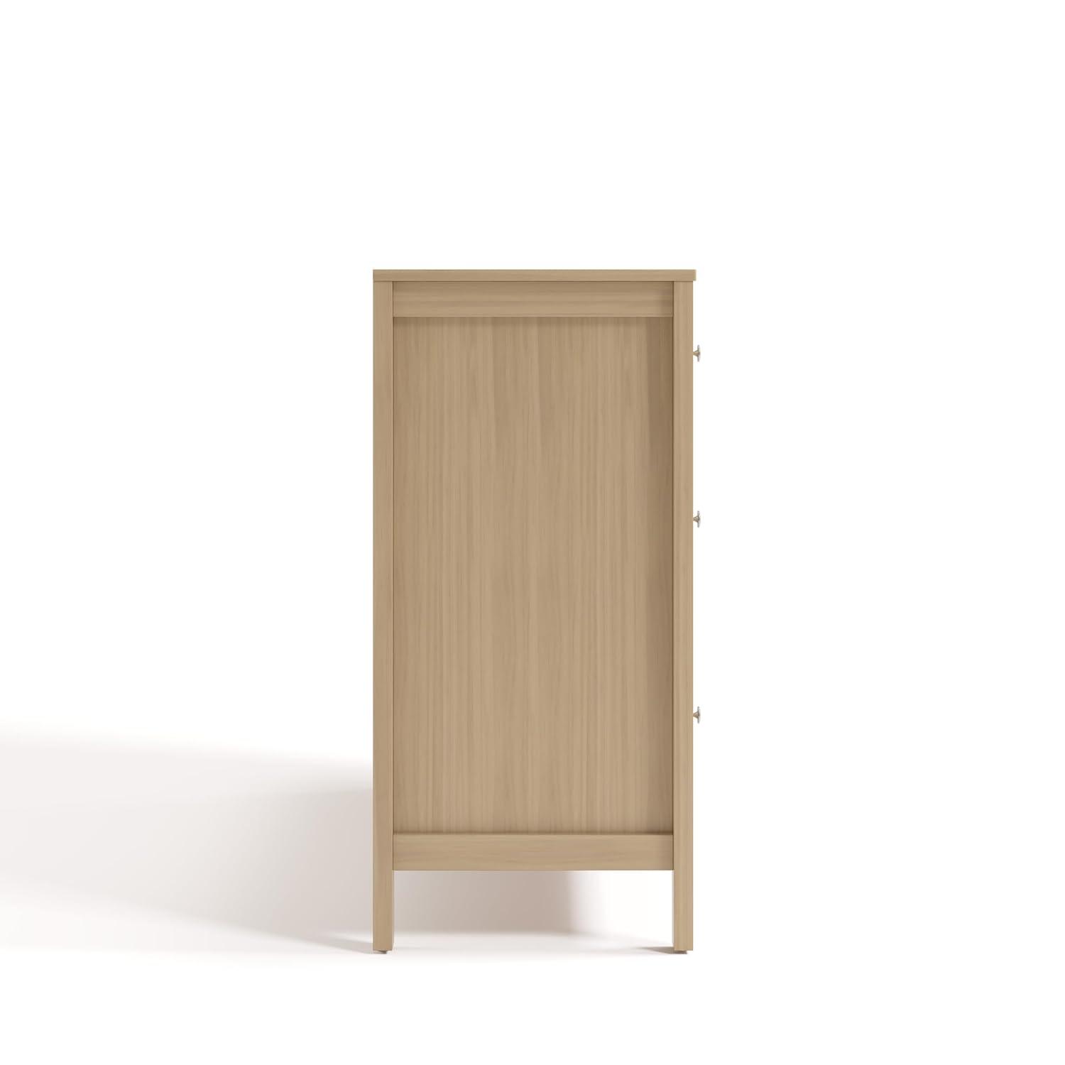 imageStorkcraft Horizon 3 Drawer Chest with Changing Topper White GREENGUARD Gold Certified Includes Removable Changing Table Topper Chest of Drawers for Nursery ampamp Kids BedroomDriftwood