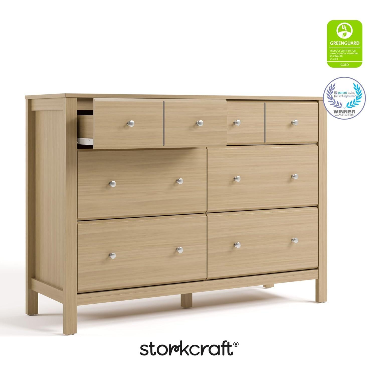 imageStorkcraft Horizon 3 Drawer Chest with Changing Topper White GREENGUARD Gold Certified Includes Removable Changing Table Topper Chest of Drawers for Nursery ampamp Kids BedroomDriftwood