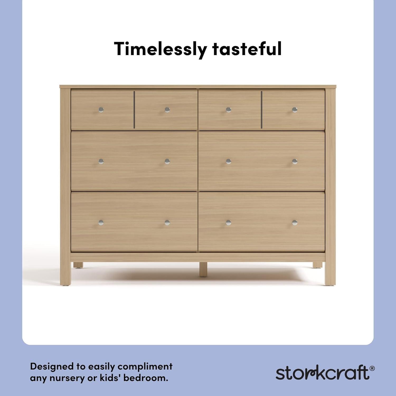 imageStorkcraft Horizon 3 Drawer Chest with Changing Topper White GREENGUARD Gold Certified Includes Removable Changing Table Topper Chest of Drawers for Nursery ampamp Kids BedroomDriftwood