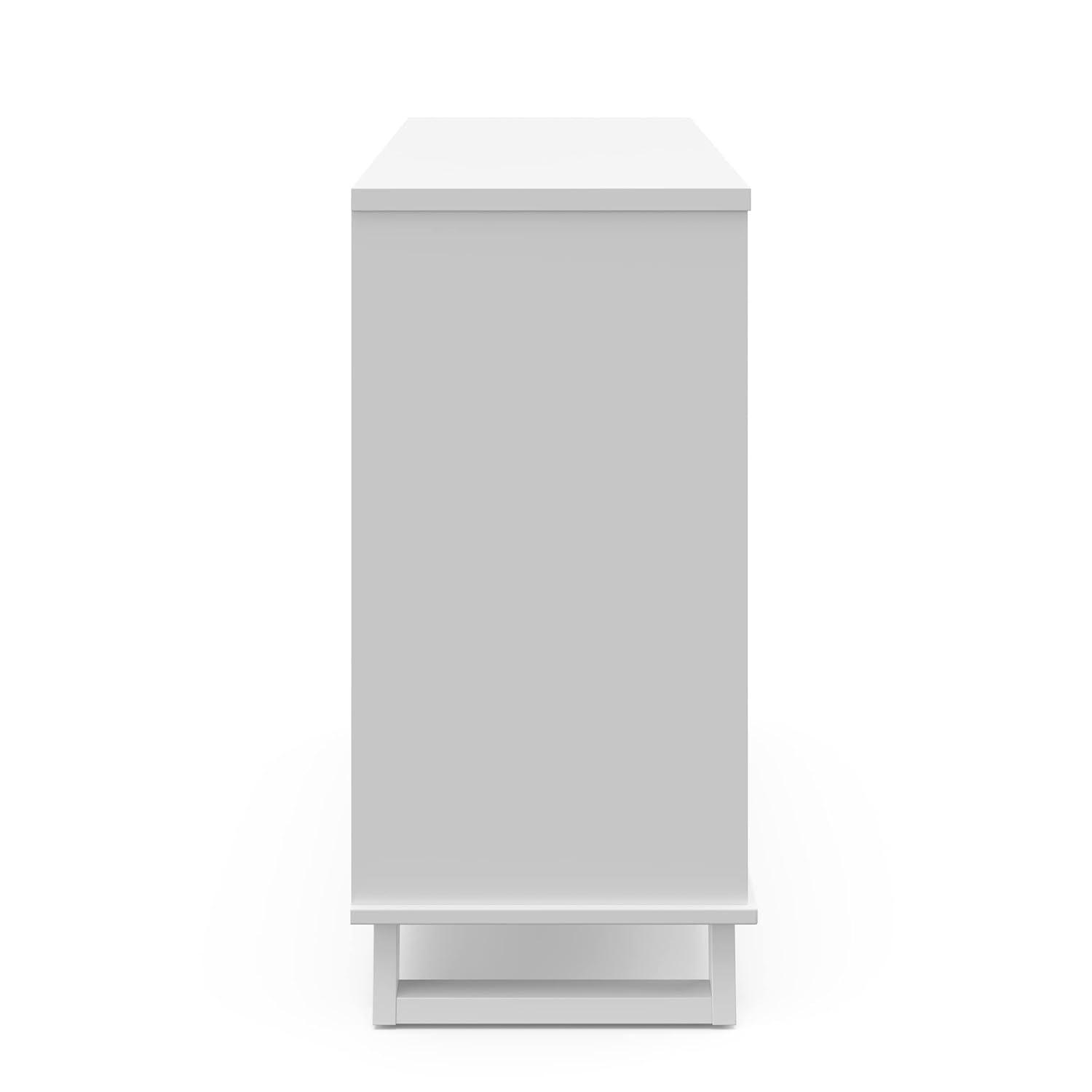 imageStorkcraft Modern Nursery Changing Table Dresser White with White GREENGUARD Gold Certified Dresser for Nursery Changing Table With DrawersWhiteWhite