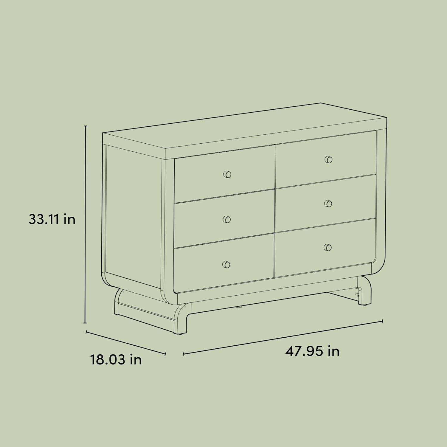 imageStorkcraft Santorini 2 Drawer Nightstand White ampamp Driftwood GREENGUARD Gold Certified Nightstand for Kids Bedroom Premium Wood with Curved Base Champagne Metal KnobsHazelnut