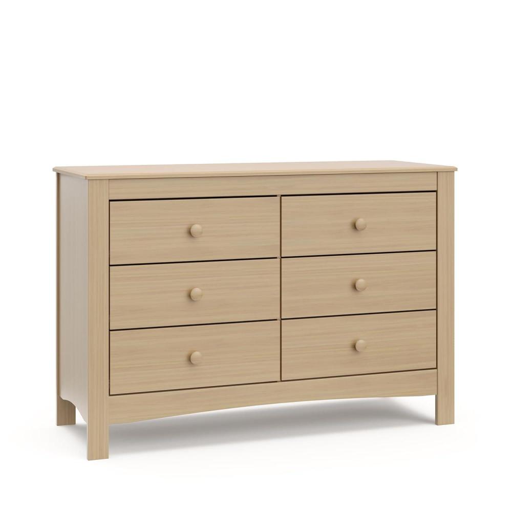 imageGraco Noah 3 Drawer Changing Table Dresser White GREENGUARD Gold Certified Baby Dresser with Changing Table Top Includes Interlocking Drawer SystemDriftwood