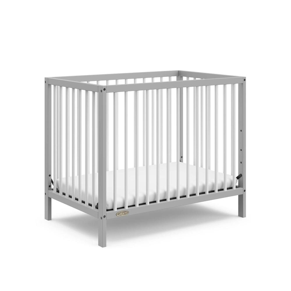 imageGraco Teddi 5in1 Convertible Crib ampamp Changer with Drawer Olive GREENGUARD Gold Certified Baby Crib Crafted from Wood Converts to Toddler Bed Daybed and FullSize BedPebble GrayWhite
