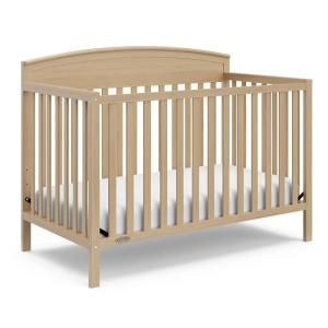 Graco Benton 5-in-1 Convertible Crib (White) – GREENGUARD Gold Certified, Converts from Baby Crib to Toddler Bed, Daybed and Full-Size Bed, Fits Standard Full-Size Crib Mattress(Driftwood)