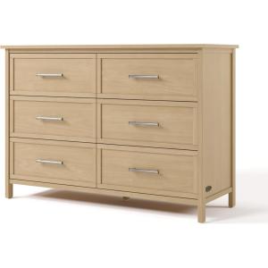 Graco Classic 3 Drawer Changing Table Dresser (Blush) – GREENGUARD Gold Certified Baby Dresser with Changing Table Top, Includes Interlocking Drawer System(Driftwood)